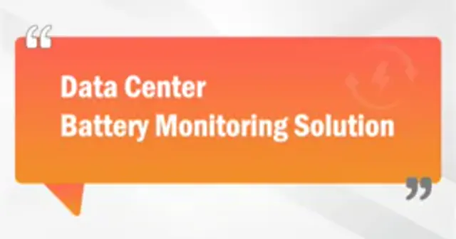Data Center Battery Monitoring Solution