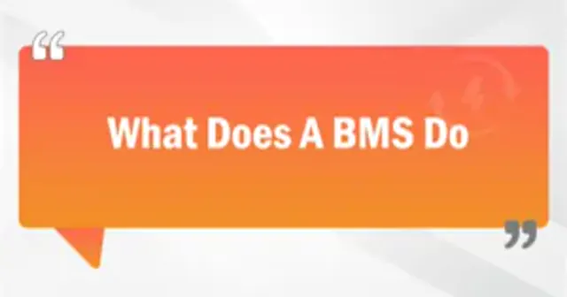 What Does A BMS Do