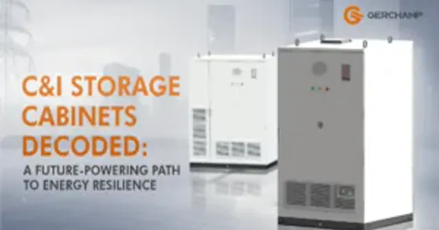 C&amp;I Storage Cabinets Decoded: A Future-Powering Path to Energy Resilience