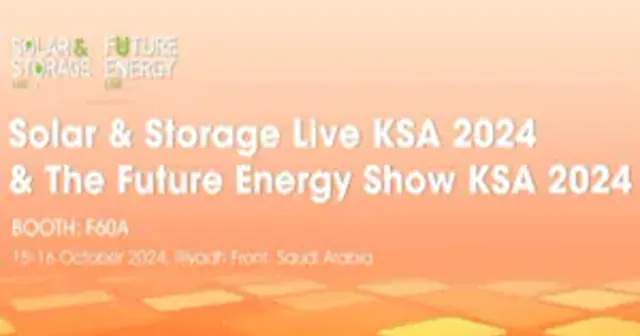 Join Gerchamp Booth F60A at The Solar & Storage Live KSA & The Future Energy Show KSA 2024