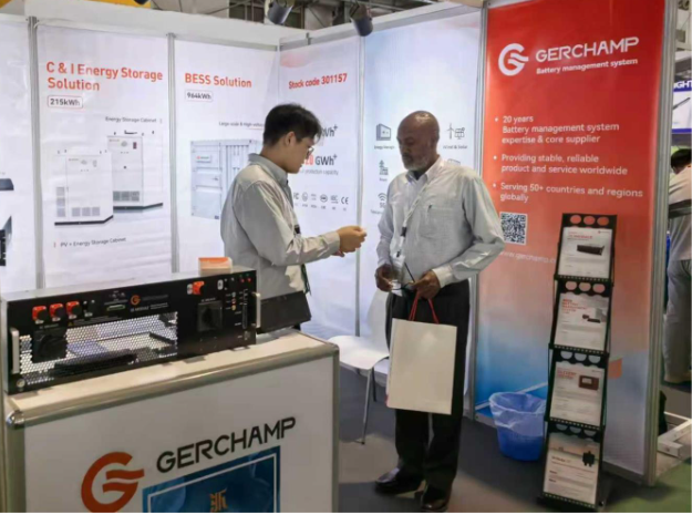 Gerchamp Showcases latest ESS at Solar & Storage Live KSA 2025(images 1)